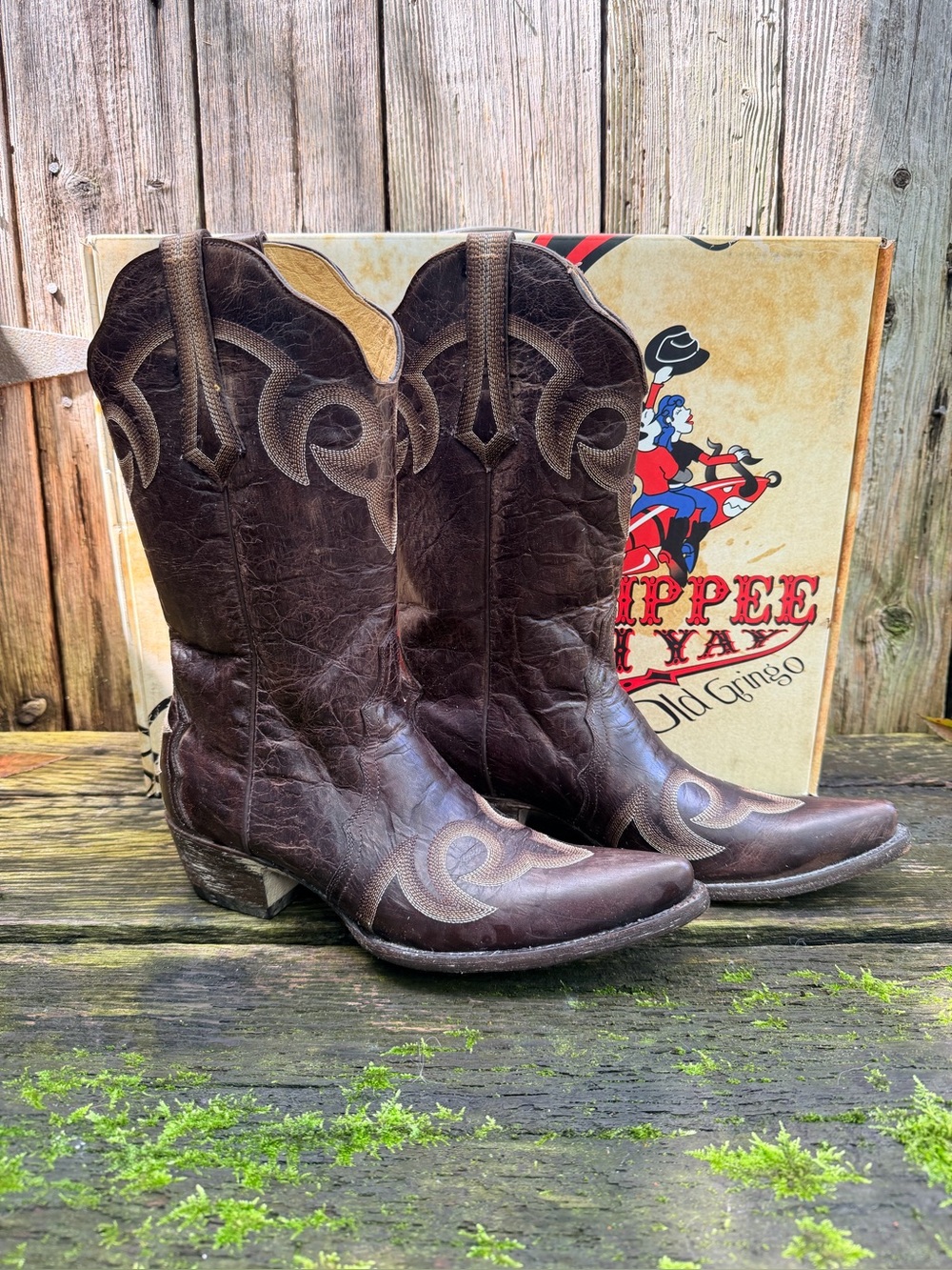 OLD GRINGO Yippee Ki Yay 12.5” Cowboy Western Boots Women’s 8.5 B